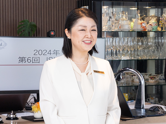 代表理事の近くの席